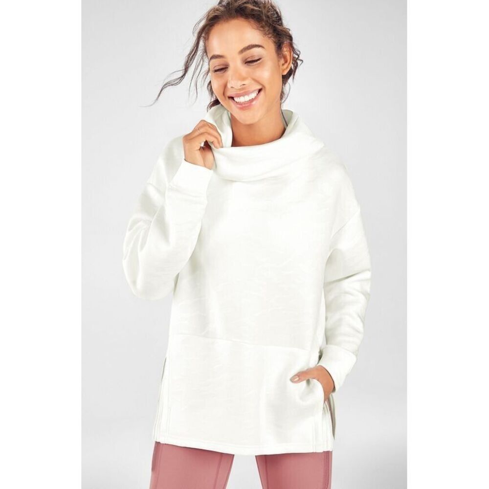 Fabletics Womens Ice Camo Lotta Cocoon‎ Hoodie Medium